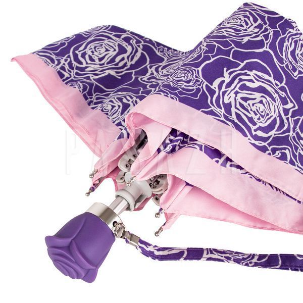 Парасолька жіноча Fulton L926 Curio-2 UV Sketchy Rose Ескіз троянди (L926-039991) L926-039991 фото