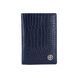 Кожаная обложка для паспорта Hammonds Flycatcher PH602 Croc Blue Синий (PH602 CROC PLN BU)
