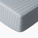 Простирадло натяжне Boston Сатин Soft Grey Stripe 80x190 см (BSSG819) BSSG22 фото 2