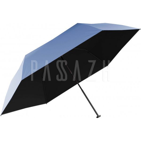 Зонт Knirps US.050 Ultra Light Slim Manual Light Blue Black UV Coating (Kn95 0050 2200) Kn95 0050 2200 фото