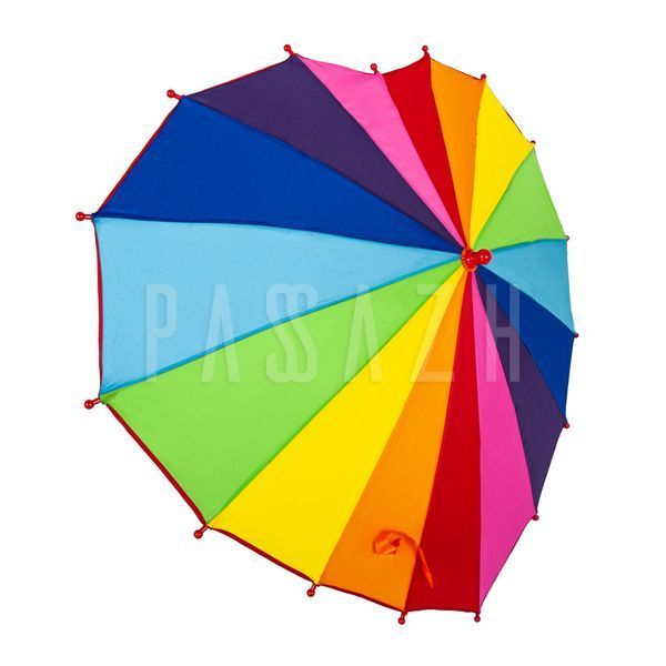 Парасолька дитяча Fulton C932-041024 Heart Junior Rainbow Heart Райдужне серце (C932-041024) C932-041024 фото