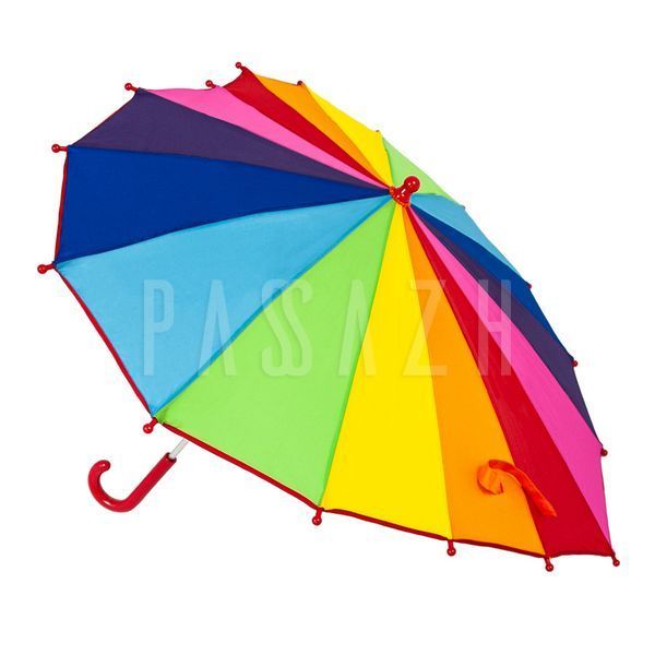 Парасолька дитяча Fulton C932-041024 Heart Junior Rainbow Heart Райдужне серце (C932-041024) C932-041024 фото