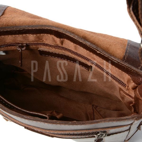Сумка чоловіча Ashwood 8341 Tan Коричневий (8341 TAN) 8341 TAN фото