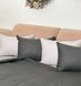 Простирадло натяжне Boston Сатин Iron Grey Stripe 80x190 см (PNSSA819) PNSSA182 фото 2