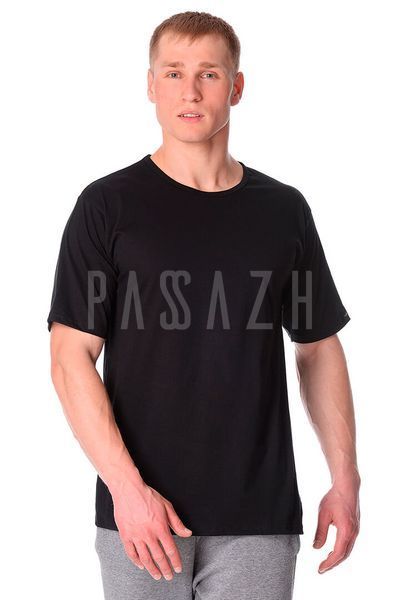 Футболка мужская Cornette 202 NEW 4-5XL 4XL чёрная 96145 фото