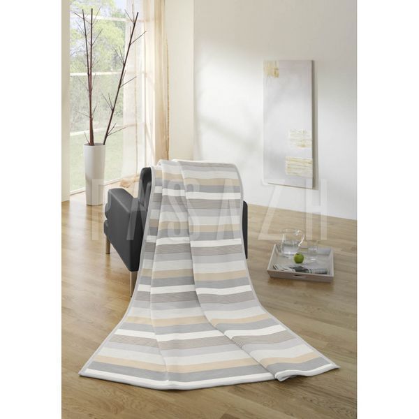 Плед Biederlack Cott.Home VB Level Silber 150x200 см (797049) BK-797049 фото