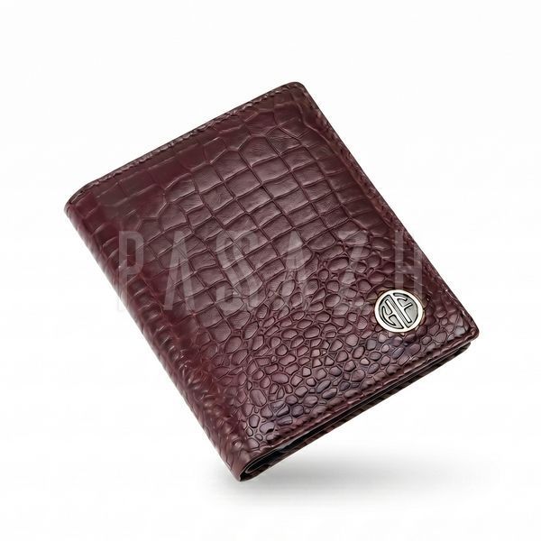 Чоловічий шкіряний гаманець Hammonds Flycatcher HF514 Croc Brown Коричневий (HF514 CROC PLN BRN) HF514 CROC PLN BRN фото