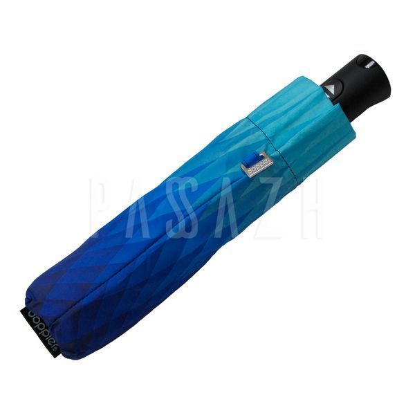Парасолька складана повний автомат Doppler CarbonSteel 744865 FU01 Блакитна 744865 FU01 фото