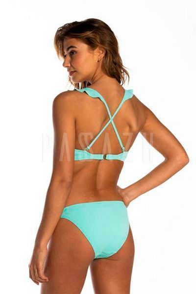 Бюстгальтер-треугольник купальный с формованной чашкой BeachLife 070125-789 40D/80D бирюзовый 95339 фото
