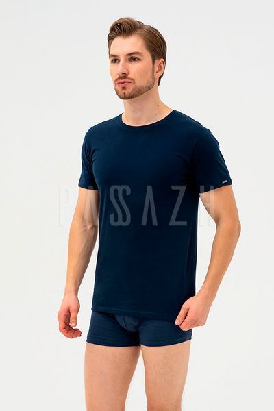 Футболка чоловіча Cornette 202 NEW 4-5XL 4XL темно-синій 157778 фото