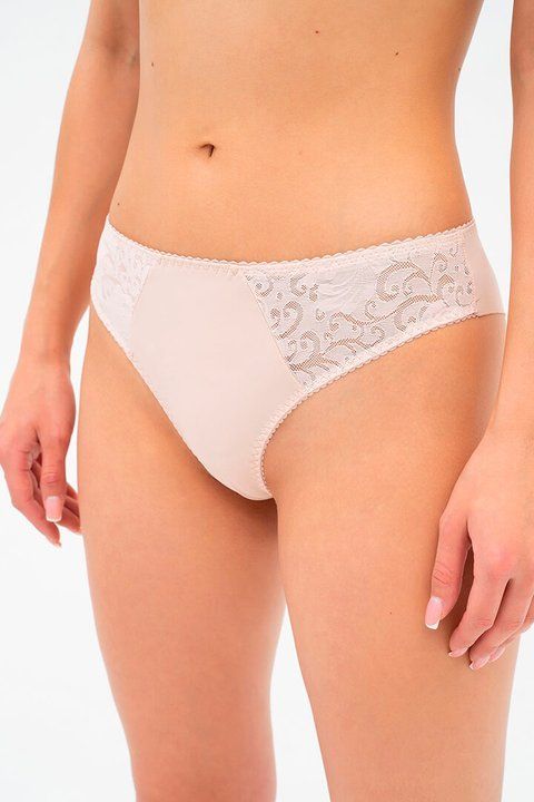 Трусы-бразилиана женские Effetto Lingerie ALESSIA 007 26 03 38/S серебряные пионовые 157472 фото