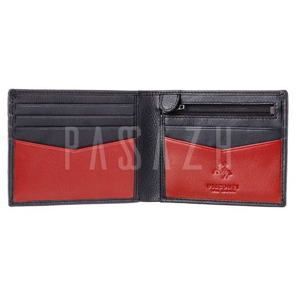 Гаманець чоловічий Visconti VSL20 Sword c RFID Black Red (VSL20 BLK/RED) VSL20 BLK/RED фото