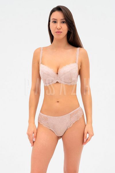 Бюстгальтер со съемными вкладышами пуш-ап Effetto Lingerie ORNELLA 014 136 03 75C серебряный пионовый 157941 фото
