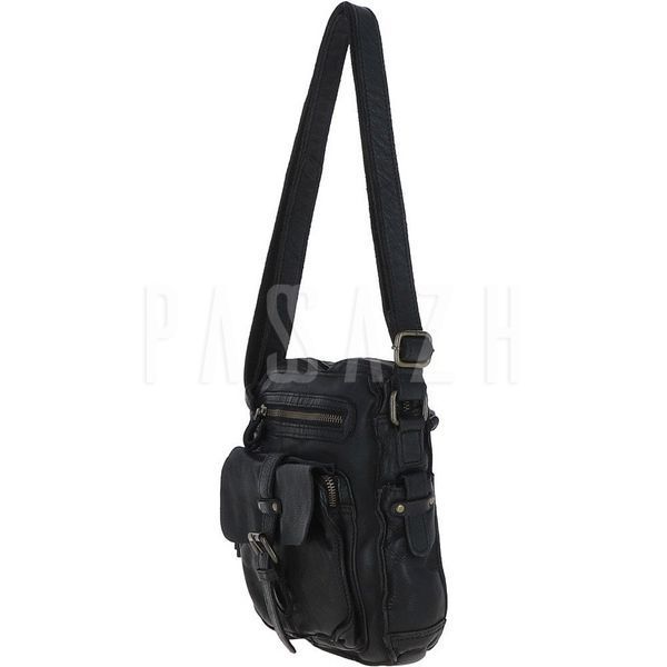 Cумка мужская Ashwood SERGIO Black Чорний (SERGIO BLK) SERGIO BLK фото
