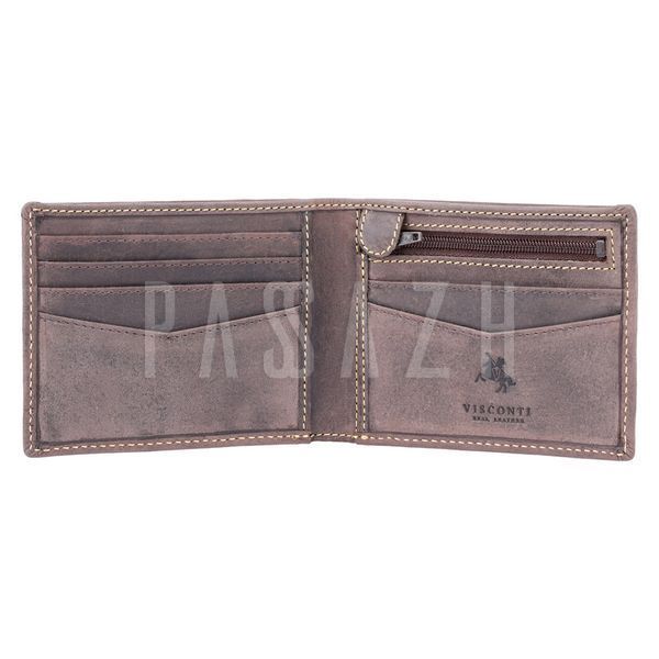 Гаманець чоловічий Visconti VSL20 Sword c RFID Oil Brown (VSL20 OIL BRN) VSL20 OIL BRN фото