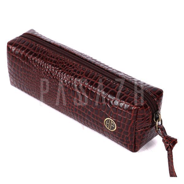 Косметичка чохол шкіряна Hammonds Flycatcher UC501 Croc Brown Коричневий (UC501 CROC BR) UC501 CROC BR фото