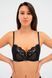 Бюстгальтер с полупоролоновой чашкой Effetto Lingerie KRISTINA 020 375 08 80D піон / чёрный с пионом 158736 фото 2