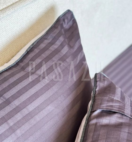 Наволочка Boston Сатин Anthracite Stripe 40x60 см (SAS46) SAS77 фото