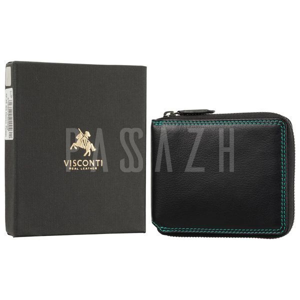 Гаманець жіночий Visconti SP29 Picasso Black Hawaii (SP29 BLK M) SP29 BLK M фото