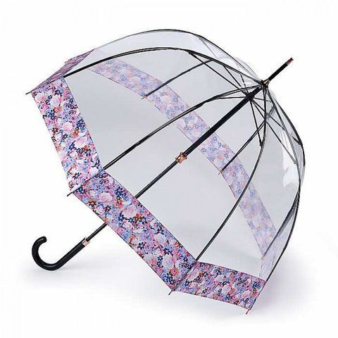 Зонт-трость женский Fulton L866 Birdcage-2 Luxe Digital Blossom Цветок (L866-037768) L866-037768 фото
