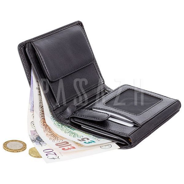 Гаманець чоловічий Visconti TSC44 Lucca c RFID Black (TSC44 BLK) TSC44 BLK фото
