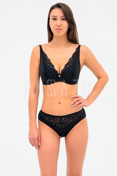 Бюстгальтер со съемными вкладышами пуш-ап Effetto Lingerie NATALI 004 10 02 75B чёрный 106325 фото