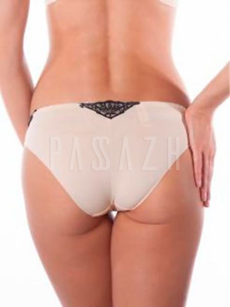 Комплект спідньої білизни жіночої Chantamely 3005 80C/L бежево-чорний 103966 фото