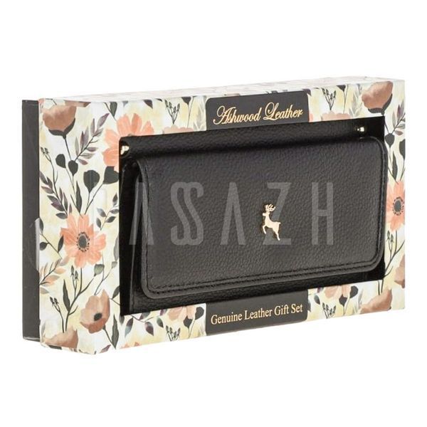 Гаманець жіночий Ashwood J54 Black Чорний (J54 BLACK) J54 BLACK фото