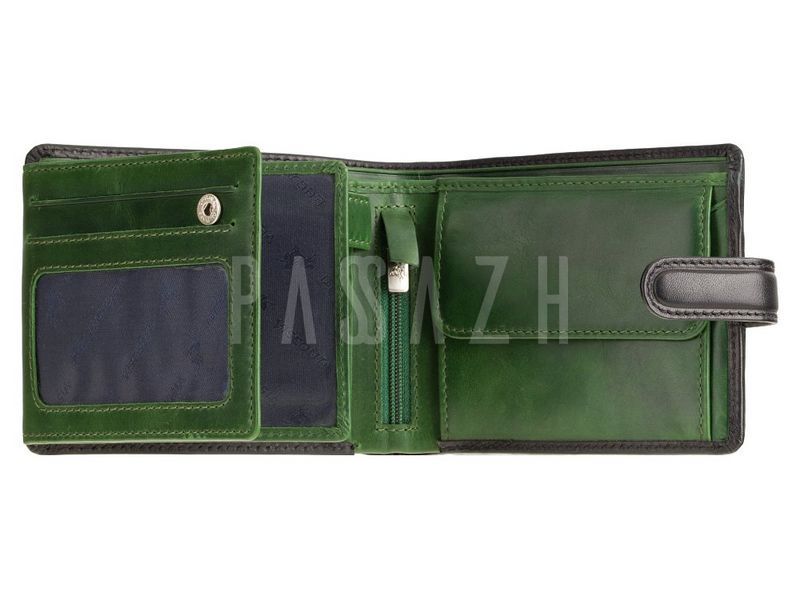 Гаманець чоловічий Visconti TR35 Atlantis c RFID Black Green (TR35 BLK/GRN) TR35 BLK/GRN фото