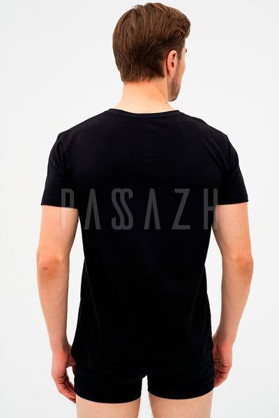 Футболка мужская Cornette 202 NEW 4-5XL 5XL чёрная 96145 фото
