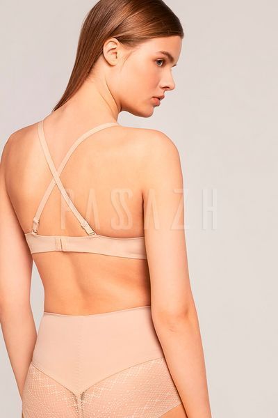 Бюстгальтер-бралет з формованою чашкою Gisela 365 85C бежевий 102056 фото