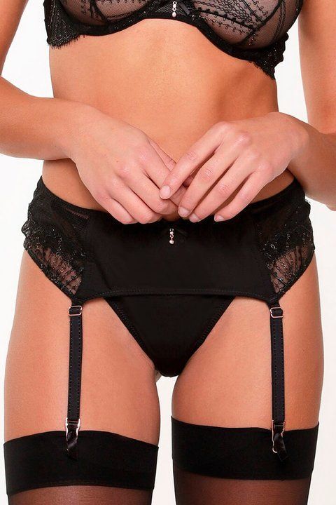 Трусы-стринги женские LingaDore 6206T S чёрные 158382 фото