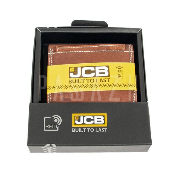 Гаманець шкіряний чоловічий JCB NC52MN Tan Рудий (JCB NC52MN TAN) JCB NC52MN TAN фото