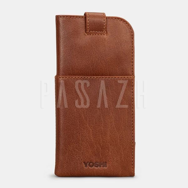 Кожаный чехол для очков Yoshi Y4309 17 Brown (Y4309 17 8) Y4309 17 8 фото