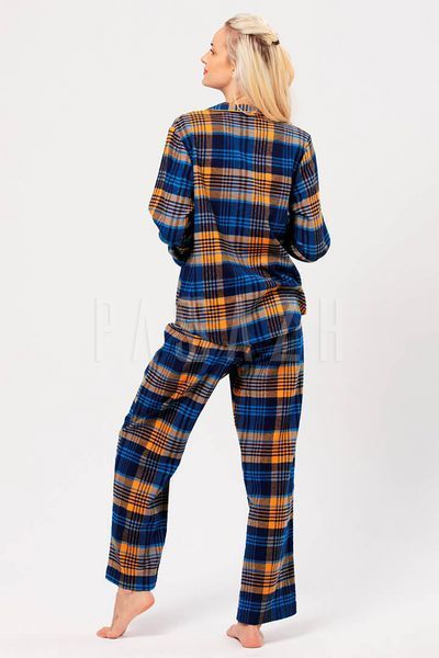 Женская пижама Key LNS 481 B24 2-4XL XXL голубовато-жёлтая 160246 фото