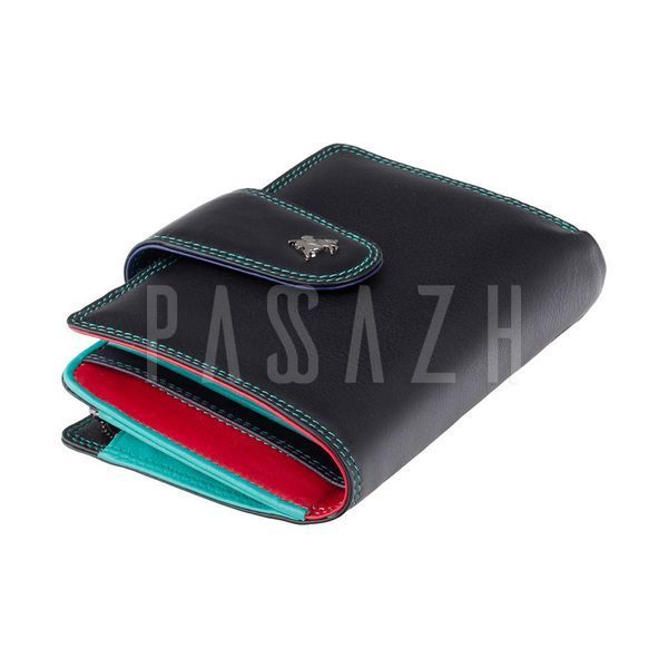 Гаманець жіночий Visconti SP31 Poppy RFID Black Multi (SP31 BLK M) SP31 BLK M фото