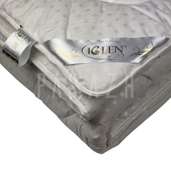 Одеяло из овечьей шерсти Iglen 61 200x220 см в тике демисезонная (20022061) IGL-61 фото