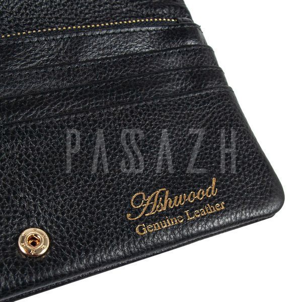 Кошелек женский Ashwood J56 Black Черный (J56 BLACK) J56 BLACK фото