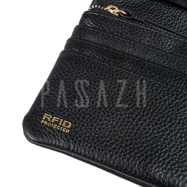 Кошелек женский Ashwood J56 Black Черный (J56 BLACK) J56 BLACK фото