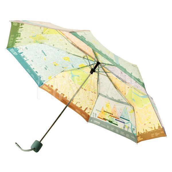 Парасолька жіноча Fulton Brollymap L761 London Map Карта Лондона (L761-022498) L761-022498 фото