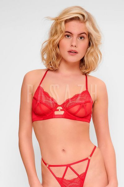 Трусы-стринги женские LingaDore LD0013ST S красные 98391 фото