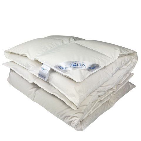 Касетна пухова ковдра Iglen 10G 140x205 см Climate-comfort з сірим пухом зимова (14020510G) IGL-10G фото