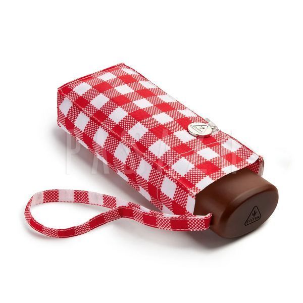 Жіноча міні парасолька Fulton L501-042298 Tiny-2 Red Gingham Червона клітинка (L501-042298) L501-042298 фото