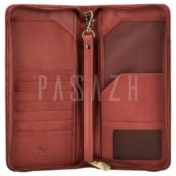 Портмоне дорожнє Visconti 1157 Brown (1157 BRN) 1157 BRN фото