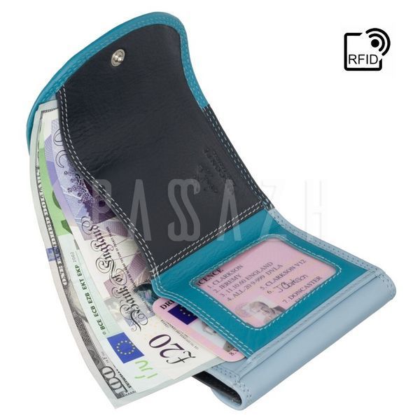 Гаманець жіночий Visconti RB126 Zanzibar Blue Multi (RB126 BLUE M) RB126 BLUE M фото