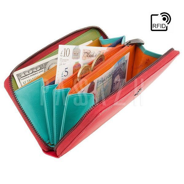 Кошелек женский Visconti SP79 Violet c RFID Red Multi Spectrum (SP79 RED M) SP79 RED M фото