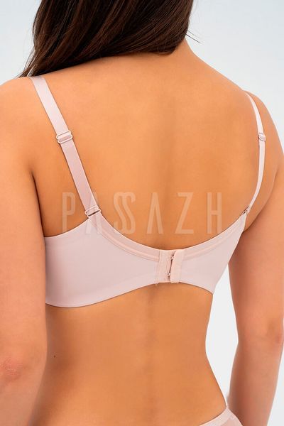 Бюстгальтер с мягкой чашкой без каркасов Effetto Lingerie ELLEN 001 08 03 75G серебряный пионовый 158266 фото