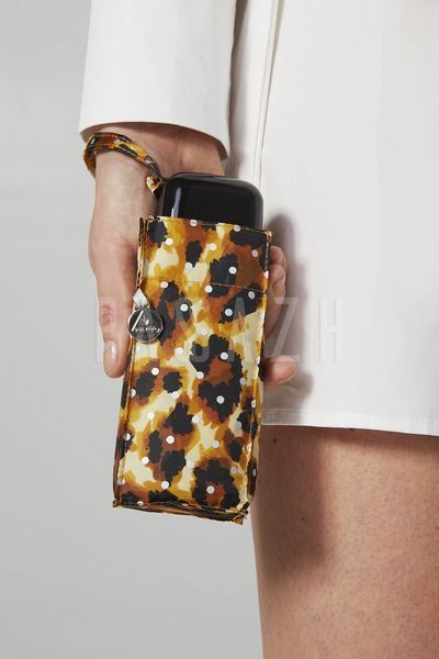 Міні парасолька жіноча Fulton L501 Tiny-2 Bling Leopard Леопард із блискітками (L501-037621) L501-037621 фото