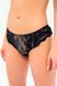 Трусы-бразилиана женские Effetto Lingerie PATRICIA 019 210 08 38/S піон / чёрные с пионом 158798 фото 1