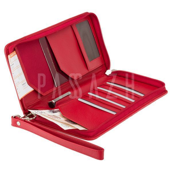Портмоне дорожнє Visconti 1157 Red (1157 RED) 1157 RED фото